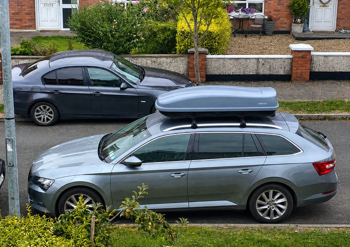 Halfords Roof Box Large Lockable Includes Fixings