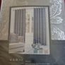 Pair of New Silver Black out Curtain, Eyelet Image 2