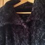 Principles black faux fur coat Image 4