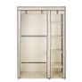 Canvas Folding Fabric Wardrobe 175 x 110 x 45 cm  - FREE DELIVERY NATIONWIDE Image 2