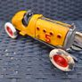 Vintage Heavy Cast Iron Race Car Image 2