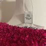 Sequin dress party dress Other Stories with a wrap silhouette padded shoulders pink lined size 42/ M BNWT Image 8