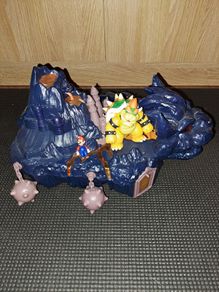 Bowser island castle playset