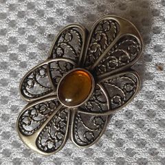 Sterling silver brooch