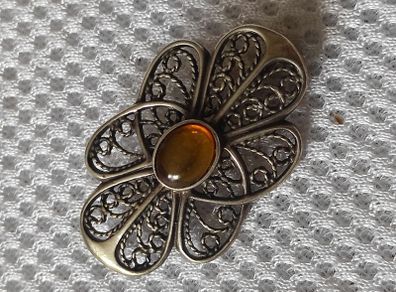 Sterling silver brooch