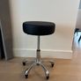 Heavy Duty Black Adjustable Swivel Stool Image 2