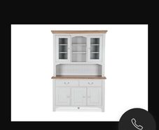 Grey and oak Dresser