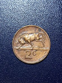 South africa 2 cent coin