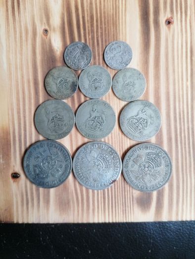 Group UK Silver Coins