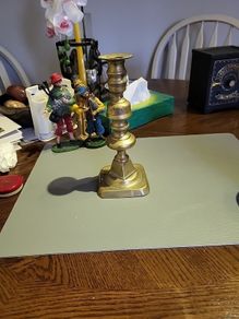 Vintage brass candle holder