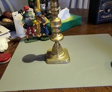 Vintage brass candle holder