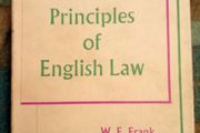 Principles of English Law Vintage Book