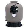 Pool Sand Filter with Side Mount 6-Way Valve Grey Image 3