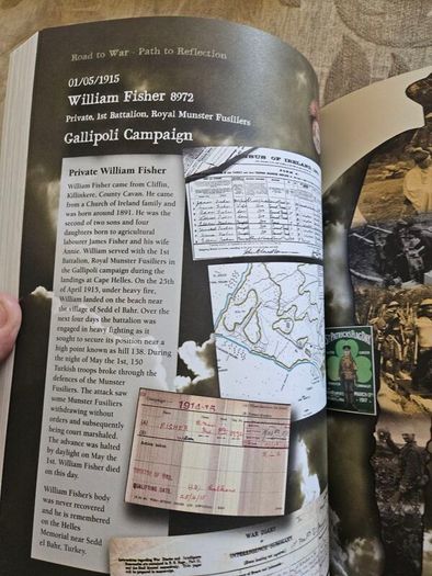A First World War Centenary  Roll Of Honour For County Cavan. By Michael Finnegan. First Edition Large Volume Hardback In Very Good Condition.  See Photos For Same.
