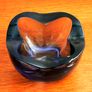 Mid Century Purple Glass Bowl Image 2