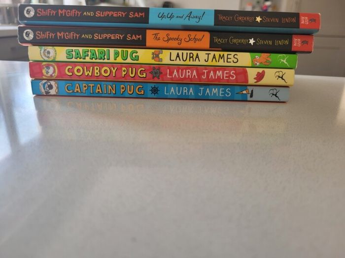 Shifty McGifty and captain Pug Books