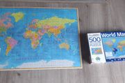 World map 500 pieces jigsaw like new