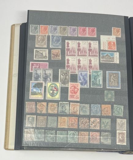 Collection: Cyprus, Greece, Italy and San Marino Stamps both mint an commemorative stamps on 41 pages