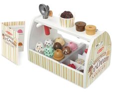 Melissa & Doug Wooden Ice Cream Counter