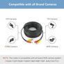 BNC Security Camera Cable, 5-50M Length, Compatible with DVR/CCTV/AHD/CVI/TVI Systems, Black (5M) Image 3