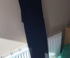 Midi black dress shimmery