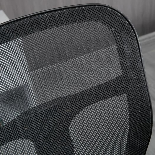 Drafting Chair Desk Chair Computer Chair, incl. footrest, height-adjustable, 59 x 59 x 115 cm, Black