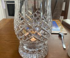 Galway Crystal candle holder