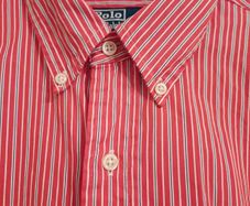 Ralph Lauren navy tag polo red stripped mens shirt
