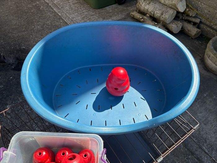 Dog Training Crate ,Bed and 8 Feeding Kongs