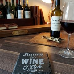 Personalised "It's WINE O'Clock." Slate Coaster