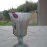 Italian Frosted Drip pattern Glass Decanter & Liquor Glasses Image 8