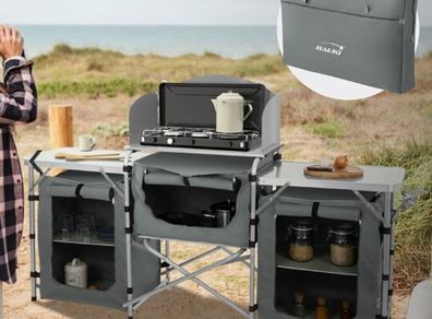 Camping kitchen foldable