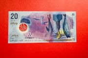 Maldives  20  Rufiyaa   2015. Pick 27a  POLYMER  / Plastic (uncirculated)