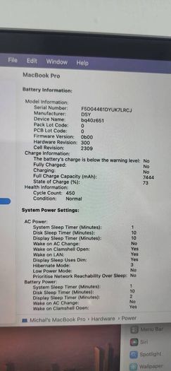 Macbook Pro 16 inch