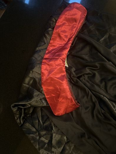 Dracula costume cape and trouser set