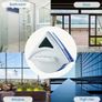 Triangular Double-Sided Strong Magnet Window Cleaner, new. Image 2