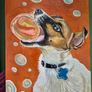 A bubbly Jack Russell - oil painting Image 7