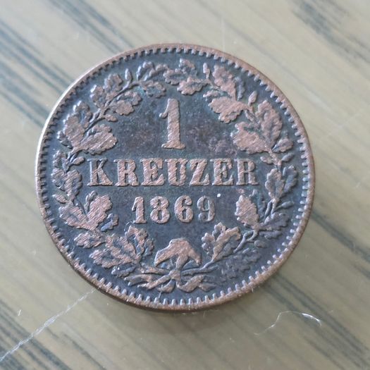 BADEN Kreuzer 1869