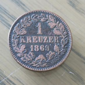BADEN Kreuzer 1869