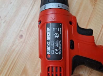 Black and Decker battery drill