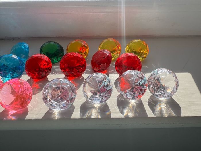 Large Acrylic Gemstones