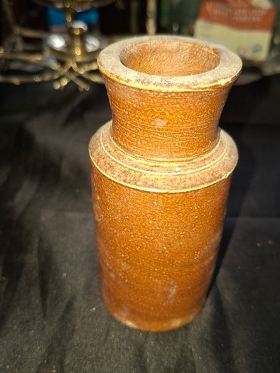 A Beautiful Antique Heavy Ceramic Stoneware Bottle