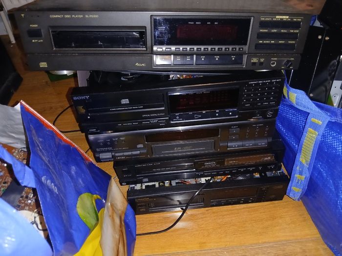 Old audio and electronic parts