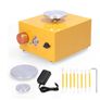Children's Toys Electric Pottery Machine Portable DIY Clay Tool with Tray for Ceramic Work Mini Pottery Wheel Ceramic Turntable Image 4