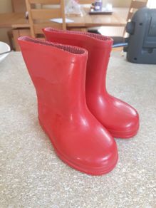 Kids Red Wellies Various Sizes Available