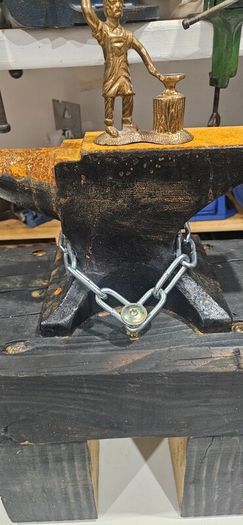 anvil on stand