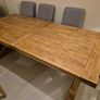 220cm-310cm Oak Extendable Dining Table Image 3