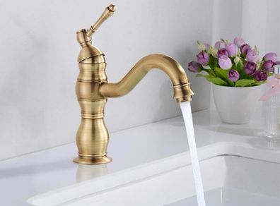 Premier vintage brass basin tap bathroom NEW