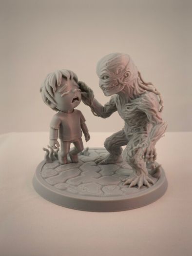 3D Printed Vecna and Will (Stranger Things) Figurine