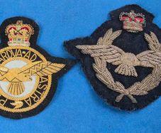 British Military 2x RAF blazer badges